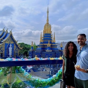 Chiang Rai + White Temple + Blue Temple + Golden Triangle + Hilltribes + Long Neck Village.