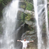 Welcome to my world! At Mork Fah waterfall.  www.chiangmaitourcenter.com