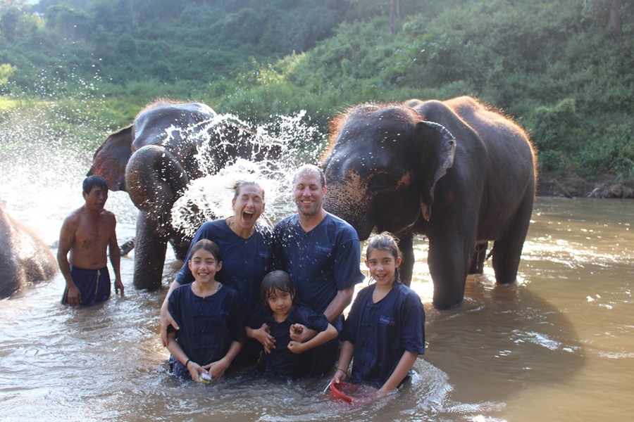 Private Half day Morning Elephant training program + Long Neck Village + Free transfer to the Tiger Kingdom Chiang Mai tours