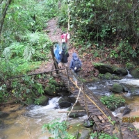 Small bidge which leads us to the village.  www.chiangmaitourcenter.com